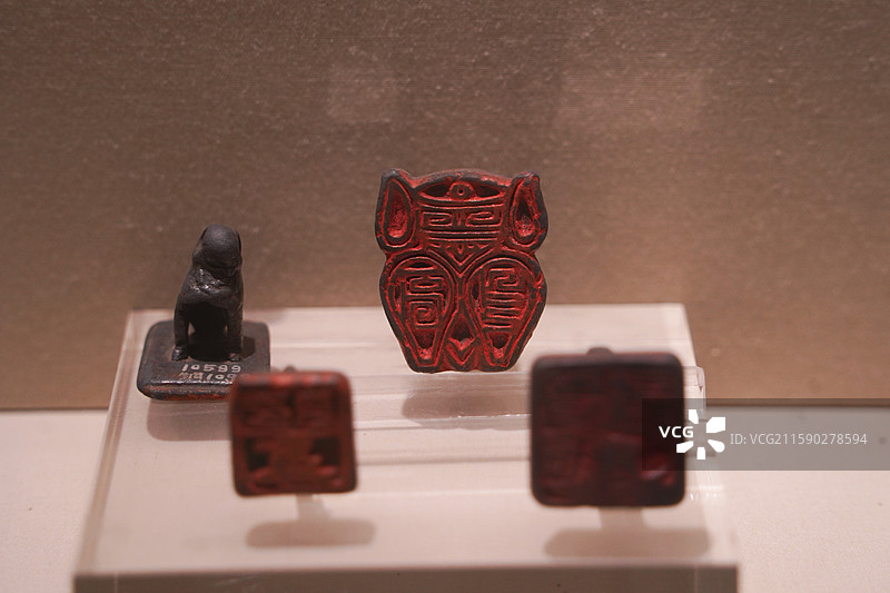 辽宁省博物馆藏元代八思巴文花押铜印图片素材