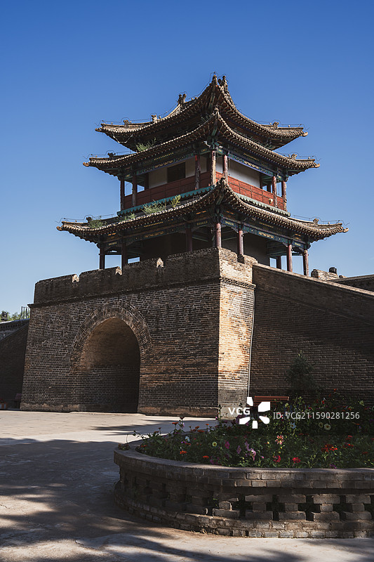 内蒙古包头美岱召泰和门风景图片素材