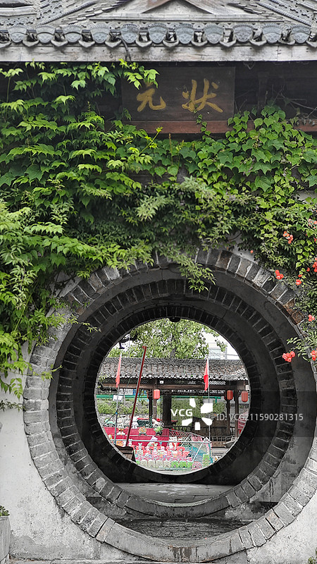 安徽铜陵 犁桥水镇 景区风光图片素材