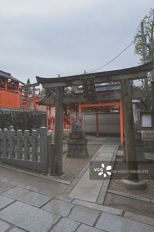 祇園内的风景，圆山公园，八阪神社图片素材