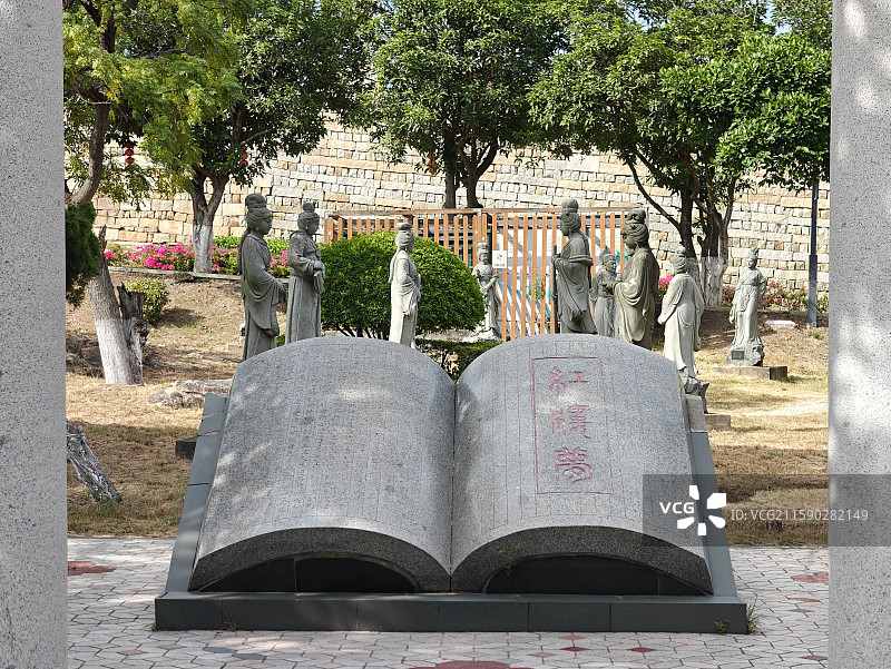 惠安石雕艺术精髓-泉州崇武古城石雕园图片素材