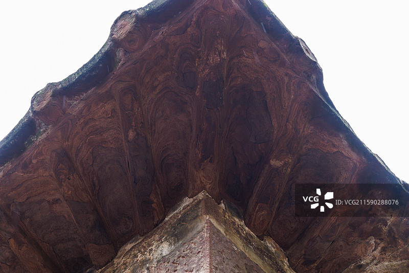 四川雅安芦山县东汉巴郡太守樊敏阙图片素材