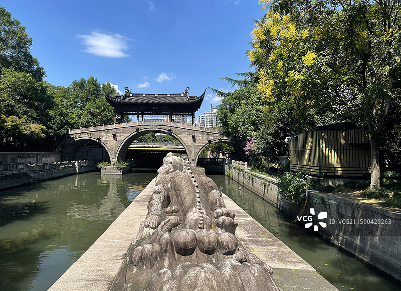 杭州东河坝子桥图片素材