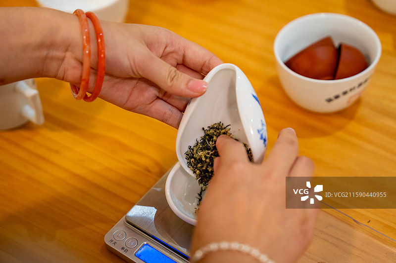 茶叶审评图片素材