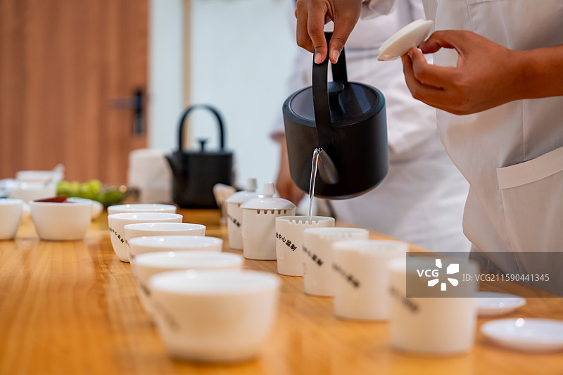 茶叶审评图片素材