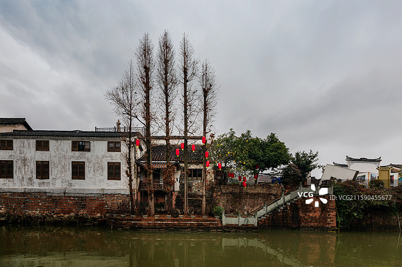 浙江衢州-游埠古镇和美食图片素材