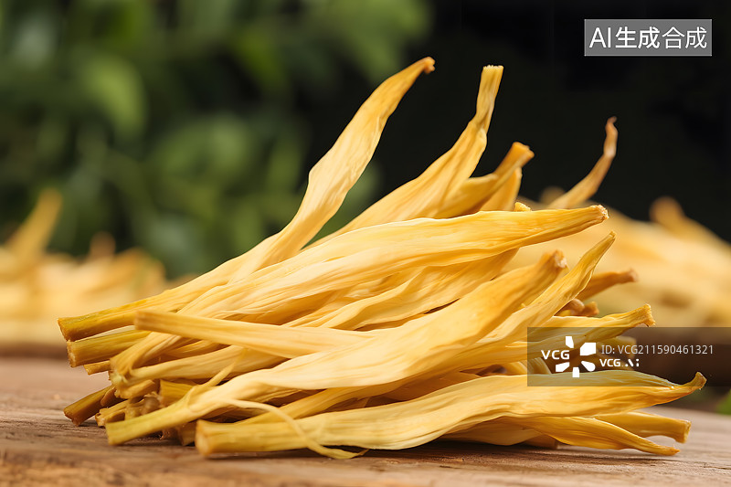 【AI数字艺术】无硫黄花菜图片素材