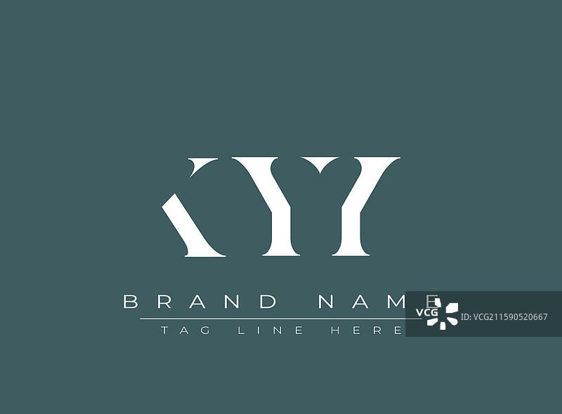 kyy 抽象字母标志设计图片素材