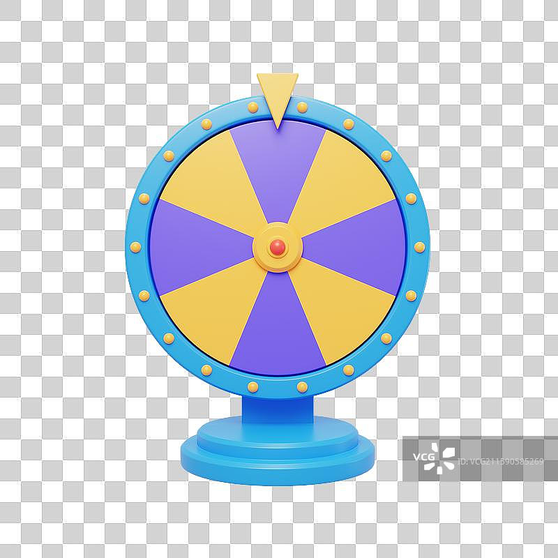 免抠节日活动抽奖设备旋转抽奖大转盘3D图片素材