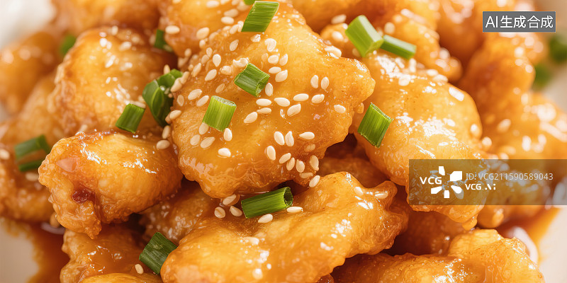 【AI数字艺术】中餐美食锅包肉溜肉段糖醋里脊家常菜小炒肉年夜饭团圆饭餐厅外卖菜单写实摄影简约干净清新高级感广告背景图片素材