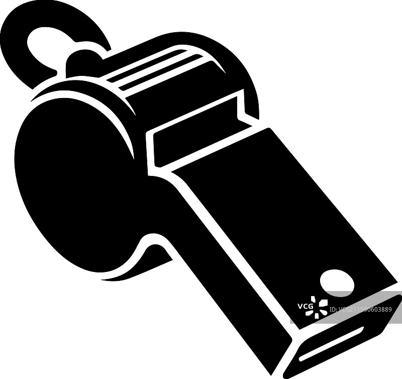 简单的口哨图标现代标志图片素材