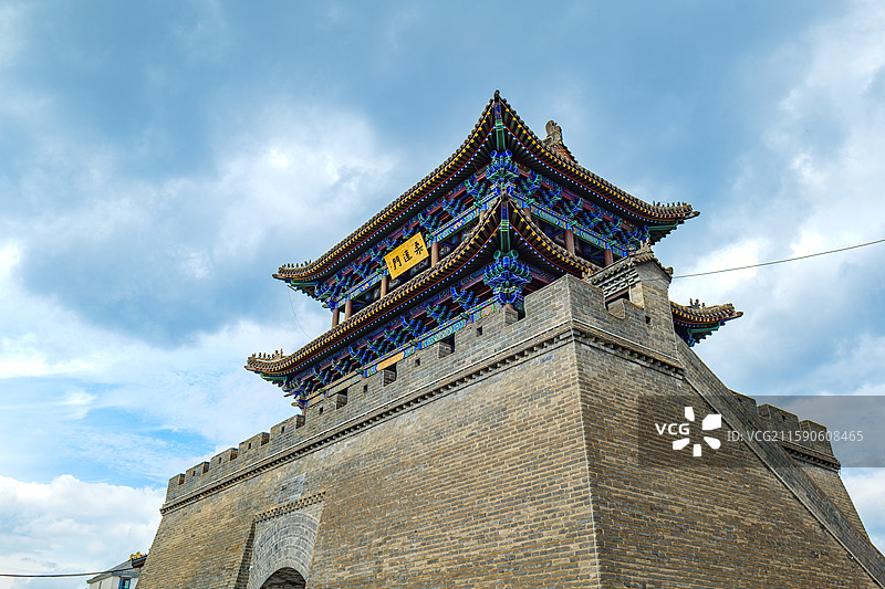 内蒙古呼和浩特塞上老街柔远门图片素材