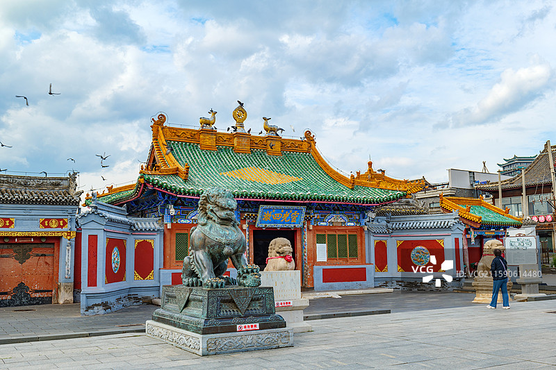内蒙古呼和浩特席力图召图片素材
