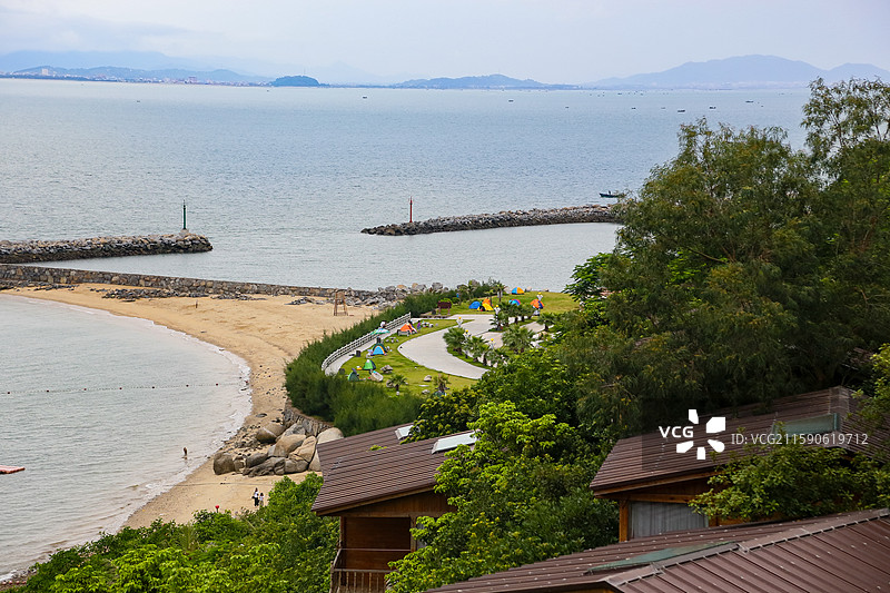 广东茂名放鸡岛风光图片素材