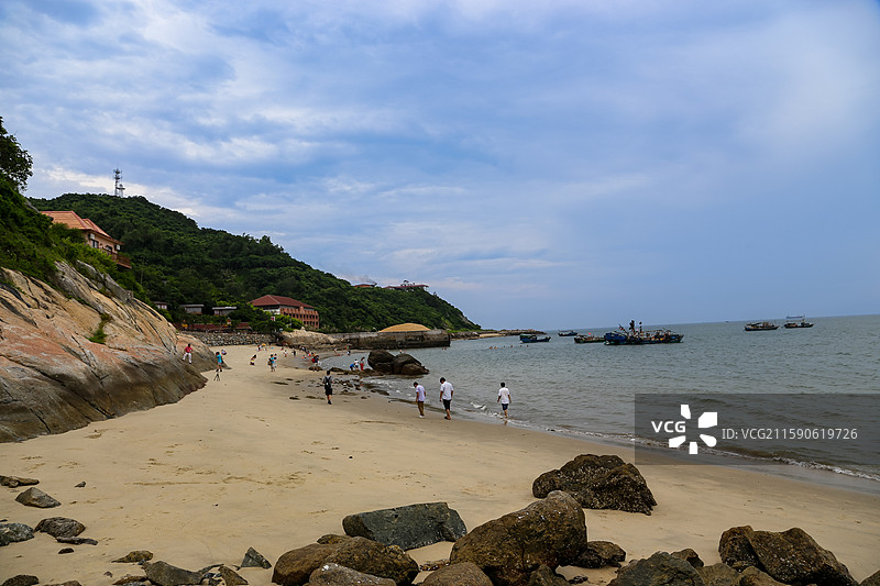 广东茂名放鸡岛风光图片素材