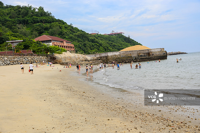 广东茂名放鸡岛风光图片素材