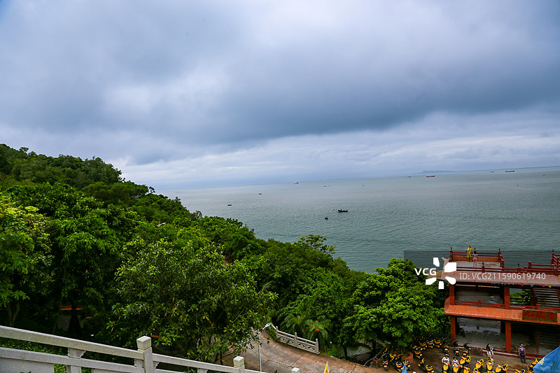 广东茂名放鸡岛风光图片素材