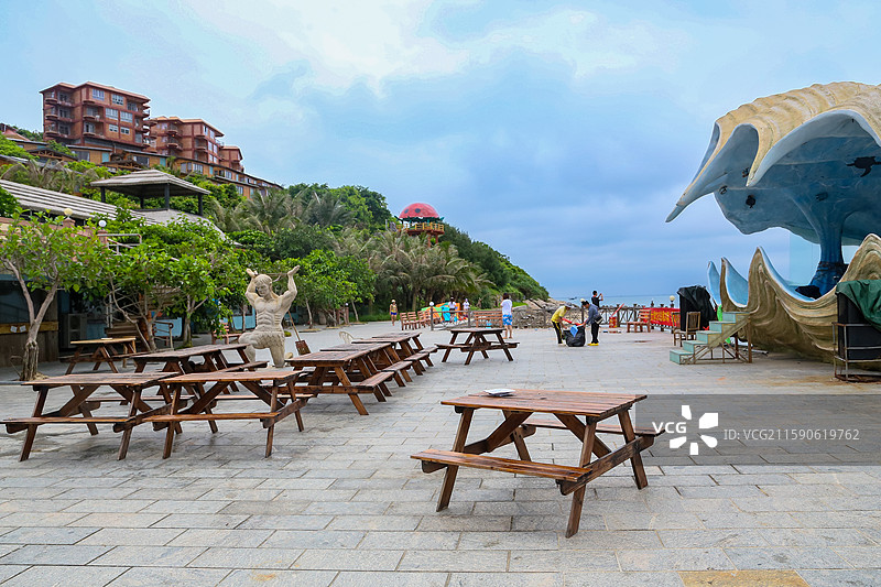 广东茂名放鸡岛风光图片素材