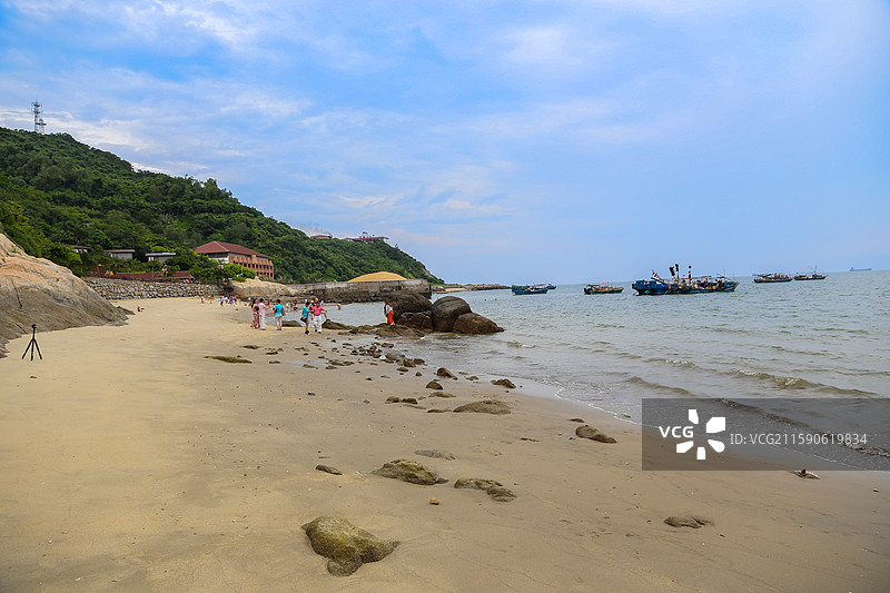 广东茂名放鸡岛风光图片素材