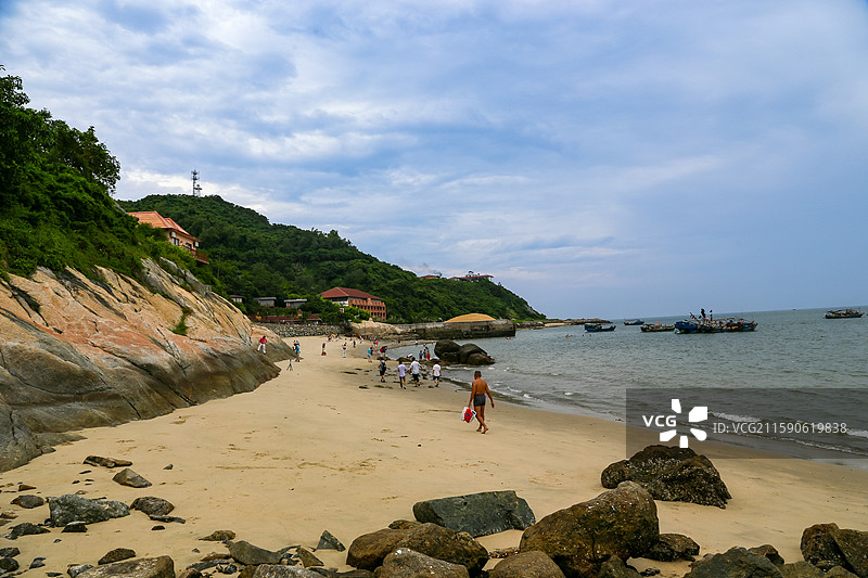 广东茂名放鸡岛风光图片素材