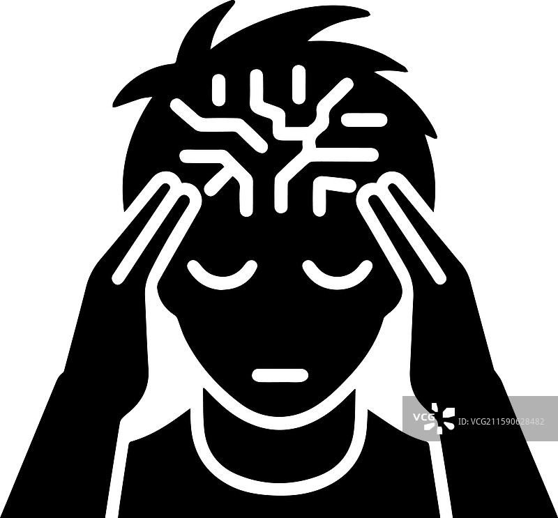 简单的眩晕图标现代标志图片素材