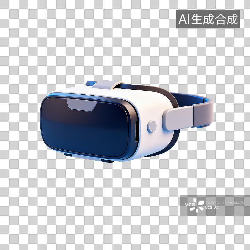 【AI数字艺术】3D卡通VR眼镜图片素材