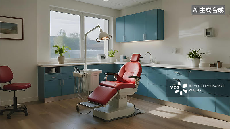 【AI数字艺术】现代化牙科诊所内部图片素材