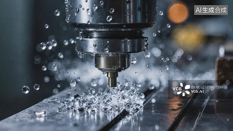 【AI数字艺术】工业精密加工图片素材