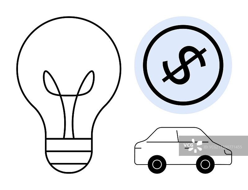 创新、金融增长的概念图片素材