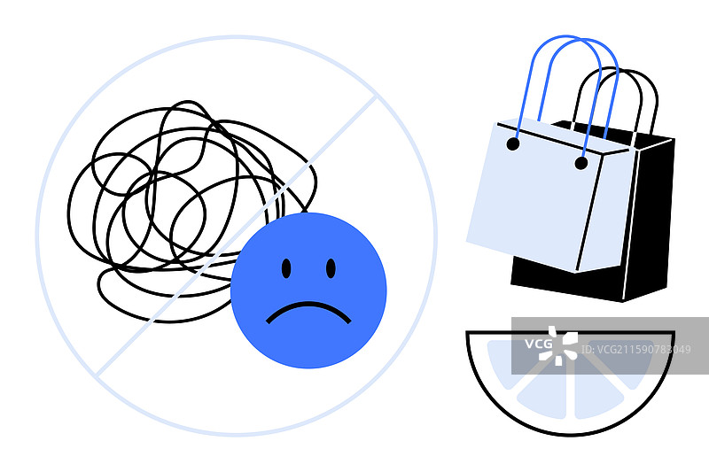 克服压力并通过找到幸福图片素材