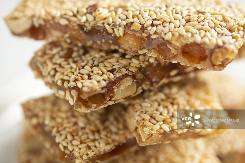 芝麻花生牛皮糖图片素材