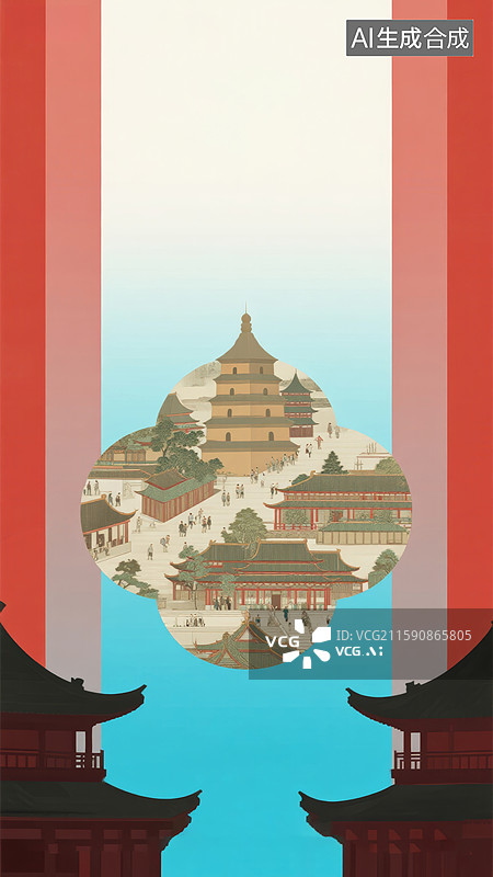 【AI数字艺术】清明上河图图片素材