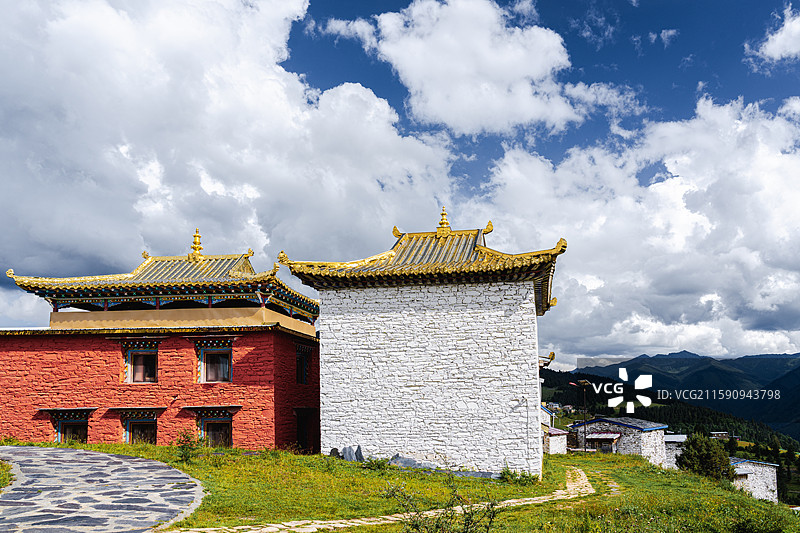 马尔康市大藏寺图片素材