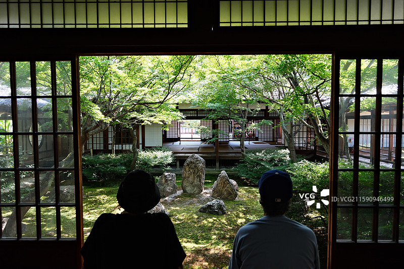 京都 建仁寺 电影画面感图片素材
