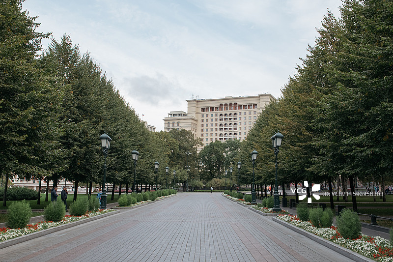 莫斯科 红场 亚历山大公园图片素材