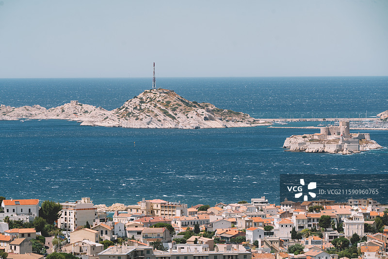 远眺伊夫（if）岛图片素材