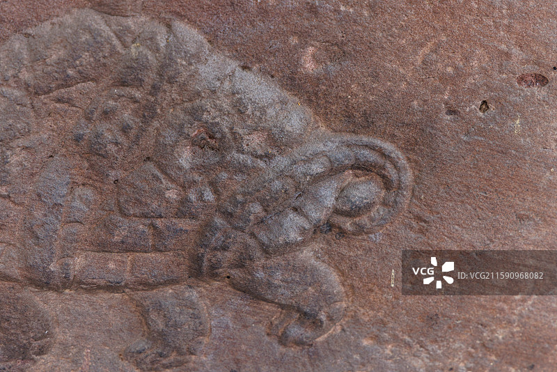 四川雅安芦山县东汉墓葬王晖石棺图片素材