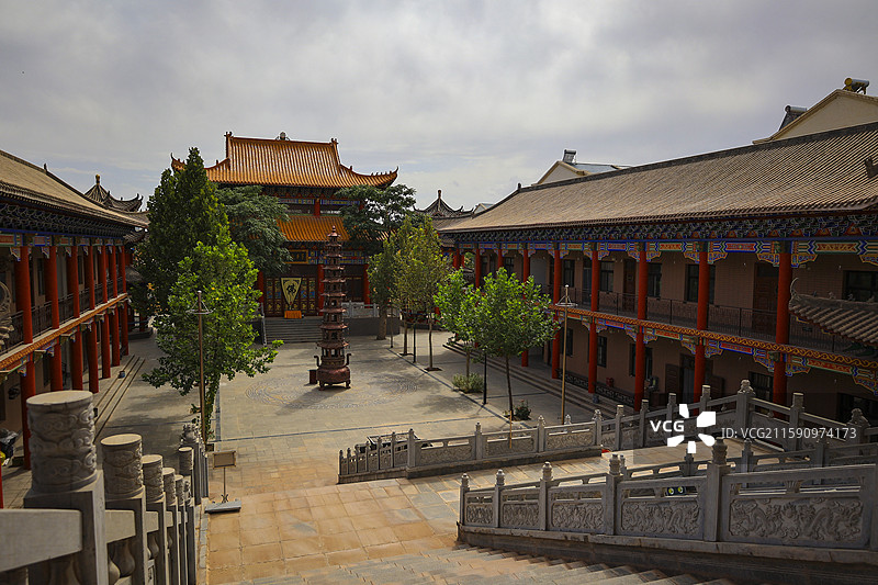 宁夏中宁县大佛殿图片素材