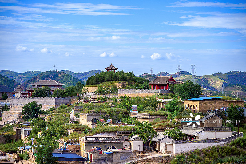 绥德老城，疏属山景区图片素材