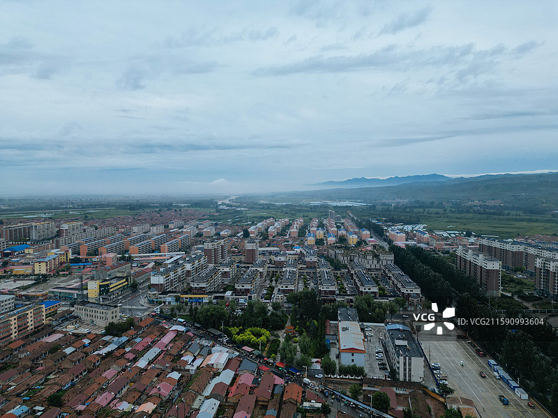 怀安县 沙家屯 柴沟堡 航拍 风光图片素材