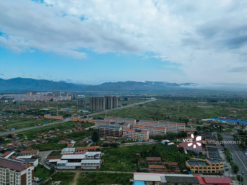 怀安县 沙家屯 柴沟堡 航拍 风光图片素材