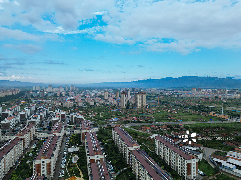 怀安县 沙家屯 柴沟堡 航拍 风光图片素材