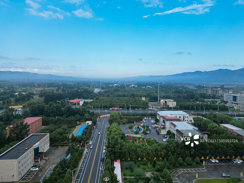 怀安县 沙家屯 柴沟堡 航拍 风光图片素材