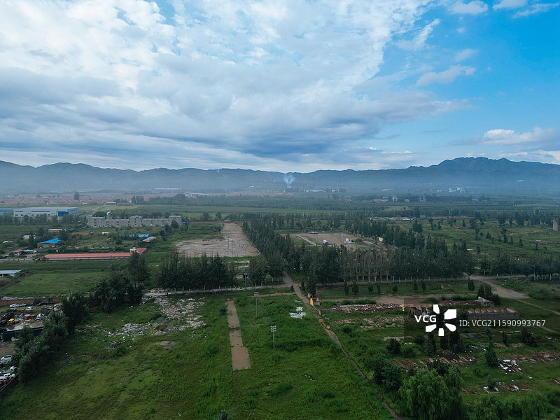 怀安县 沙家屯 柴沟堡 航拍 风光图片素材