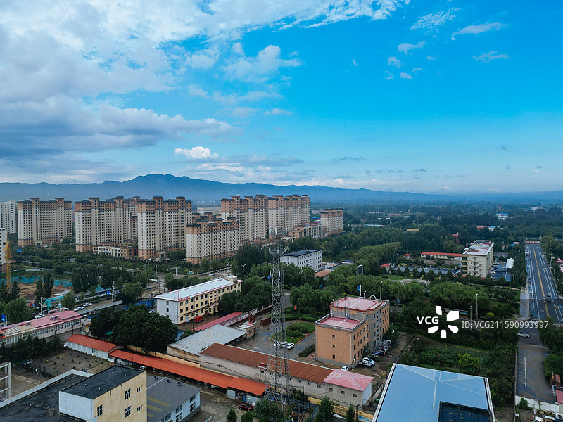 怀安县 沙家屯 柴沟堡 航拍 风光图片素材