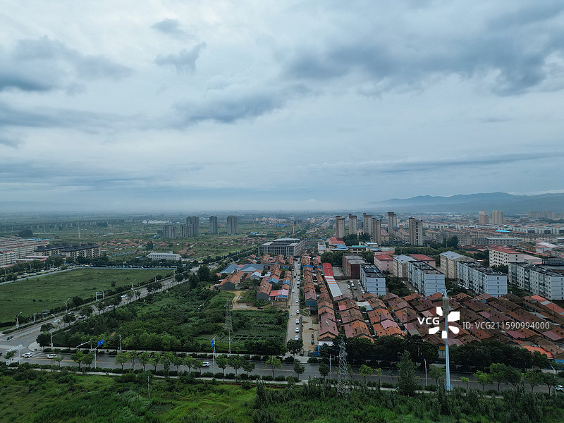 怀安县 沙家屯 柴沟堡 航拍 风光图片素材