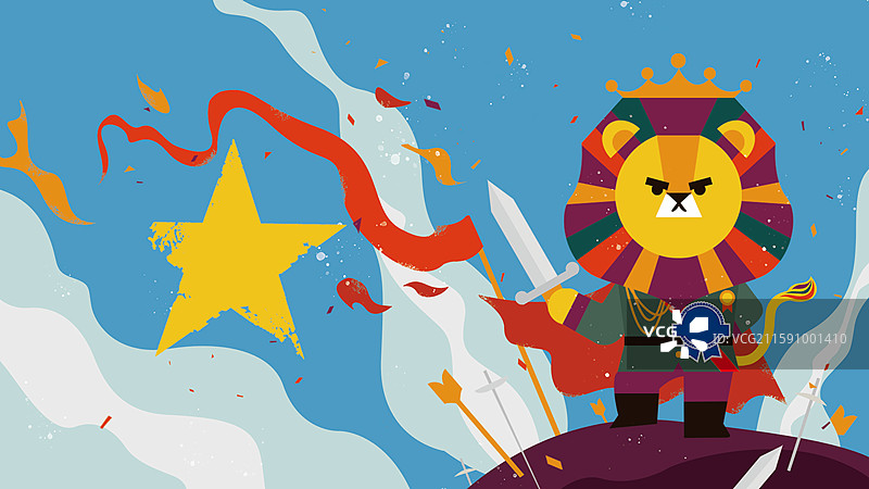 狮子将军图片素材