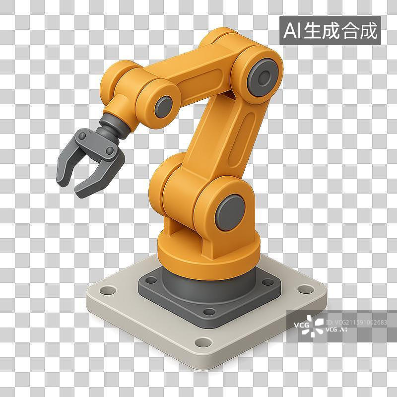 【AI数字艺术】机械臂图片素材