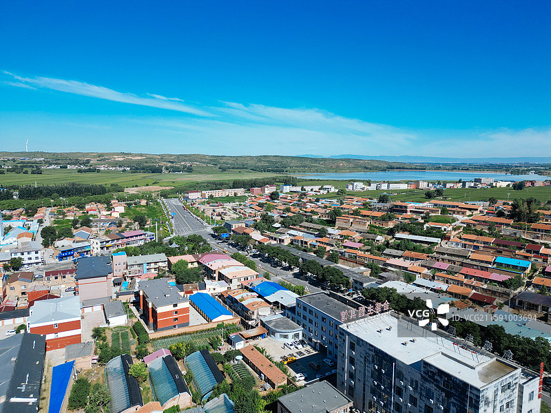 和林格尔县 南山 单树梁 新民街 航拍图片素材