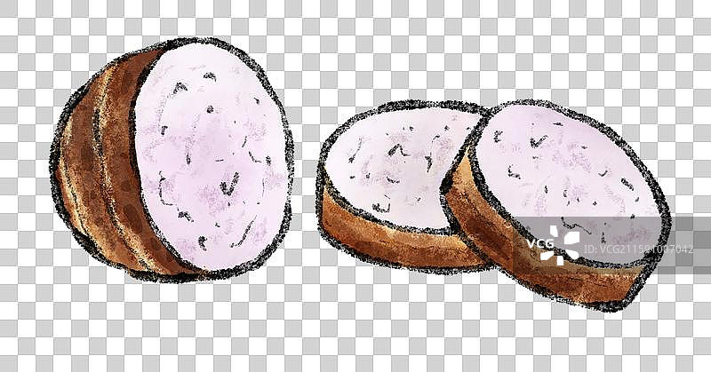 芋头农作物插画图片素材